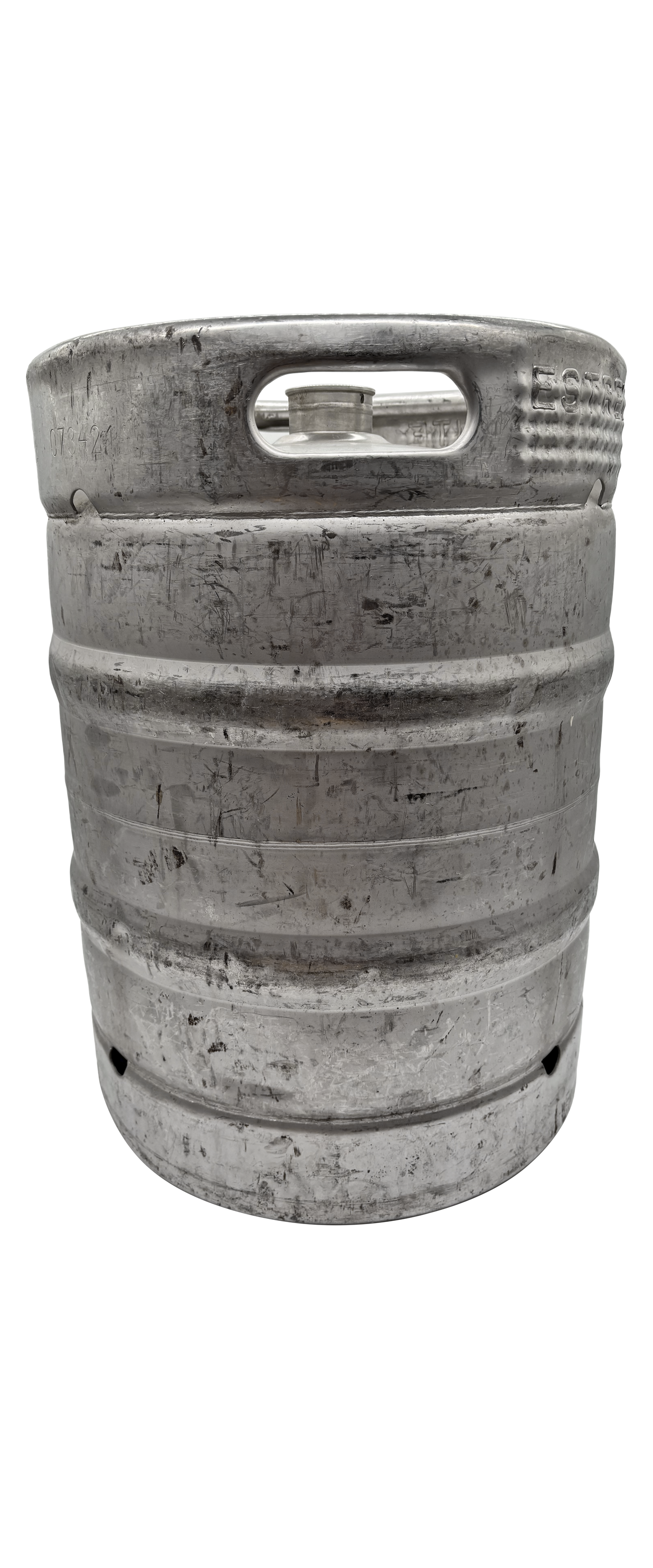 EURO 50L Edelstahl KEG Ø 395 mm - nicht stapelbar - mit Fitting